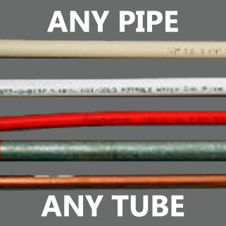 MagneMagic fits around any type of pipe or tube